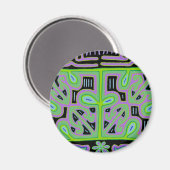 Panama Mola Muziekmuziekdoos Magneet (Voorkant / Achterkant)