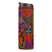 Panama Mola - Red een paardenride als Cowboy Thermosbeker (Geroteerd rechts)