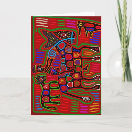 Panama Mola - Save a Horse Ride a Cowboy Kaart (Voorkant)