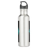 Panama Mola Tortoise - Blue Black Waterfles (Achterkant)