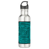 Panama Mola Tortoise - Blue Black Waterfles (Voorkant)