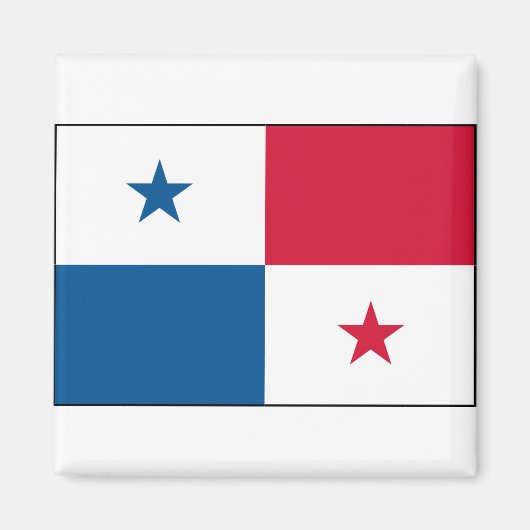 Panama - Nationale Vlag - Actueel Magneet (Voorkant)