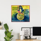 Panama Pacific Apple Crate Label Poster (Thuiskantoor)