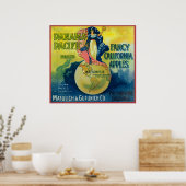 Panama Pacific Apple Crate Label Poster (Keuken)