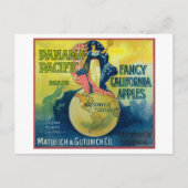 Panama Pacific Apple-label Briefkaart (Voorkant)