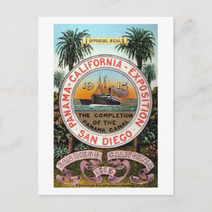 Panama Pacific Expo 1915  Briefkaart