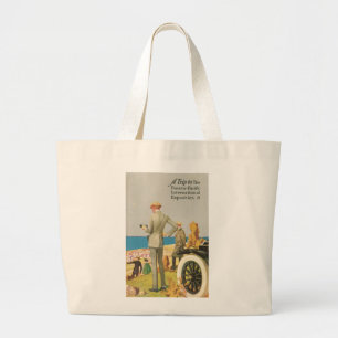 Panama Pacific Expositie Grote Tote Bag