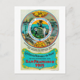 Panama Pacific International Expo 2 Briefkaart