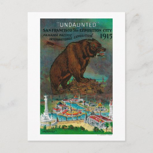 Panama Pacific International Expo Advertisement Briefkaart (Voorkant)