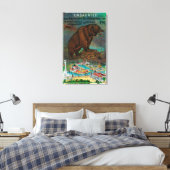 Panama Pacific International Expo Advertisement Canvas Afdruk (Insitu (Slaapkamer))