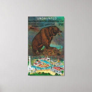 Panama Pacific International Expo Advertisement Canvas Afdruk