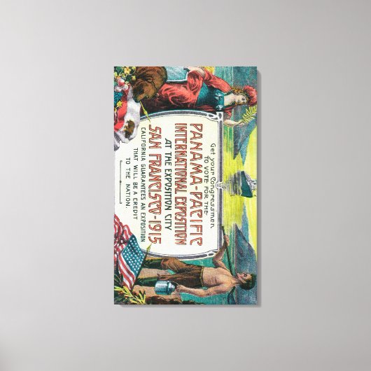 Panama Pacific International Expo Canvas Afdruk (Voorkant)