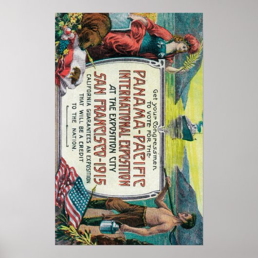 Panama Pacific International Expo Poster (Voorkant)
