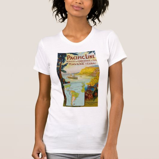 Panama Pacific Line T-shirt (Voorkant)