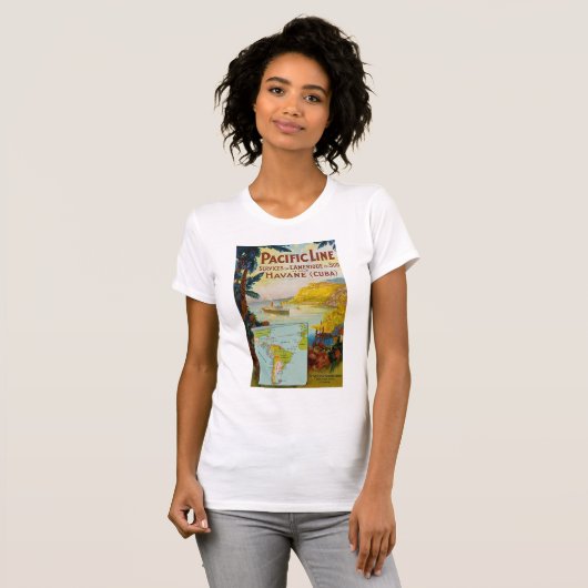 Panama Pacific Line T-shirt (Voorkant volledig)