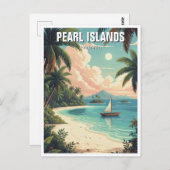 Panama Pearl Islands Reizen Briefkaart (Voorkant / Achterkant)