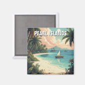Panama Pearl Islands Reizen Magneet (Voorkant / Achterkant)