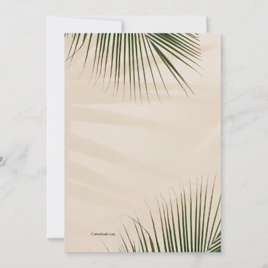 Panama Pet en sigaar Kaart (Achterkant)