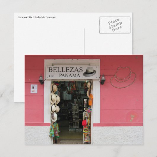 panama petten briefkaart (Voorkant / Achterkant)