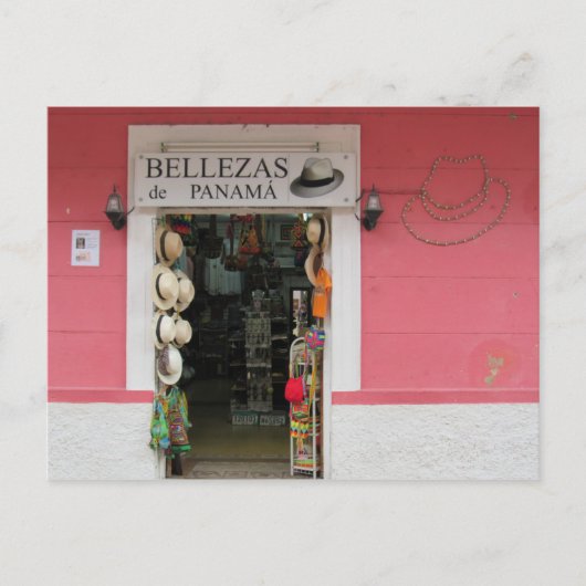 panama petten briefkaart (Voorkant)