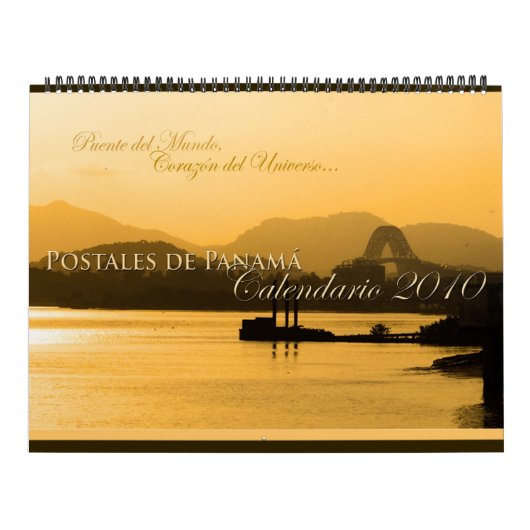 PANAMA POSTALS CALENDAR 2010 KALENDER (Hoes)