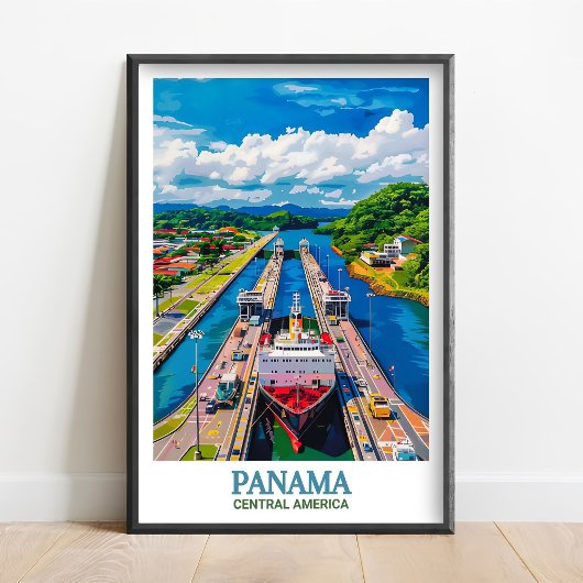 Panama Print - Panama Kunst - Panama Wand Kunst - 