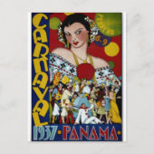 Panama-reisposter, 1937 briefkaart (Voorkant)