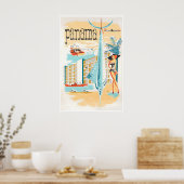 Panama Reisposter Marlijn Vissen Kunst Centraal Poster (Keuken)