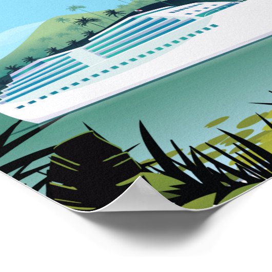 Panama-reisposter Poster (Hoek)