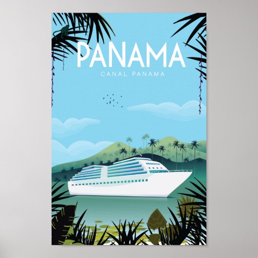 Panama-reisposter Poster (Voorkant)