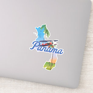 Panama Reisposter Sticker