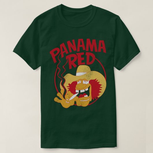 Panama Rood T-shirt (Design voorkant)