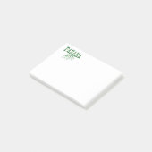 Panama Rooted Tree Roots Panamanian Word Art Post-it® Notes (Schuin)