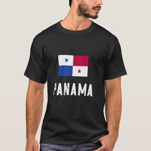 Panama Roots Panamese vlag Midden-Amerika Hispa T-shirt (Voorkant)