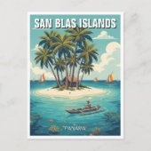 Panama San Blas eilanden reizen Briefkaart (Voorkant)