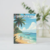 Panama Santa Catalina Reizen Briefkaart (Staand voorkant)