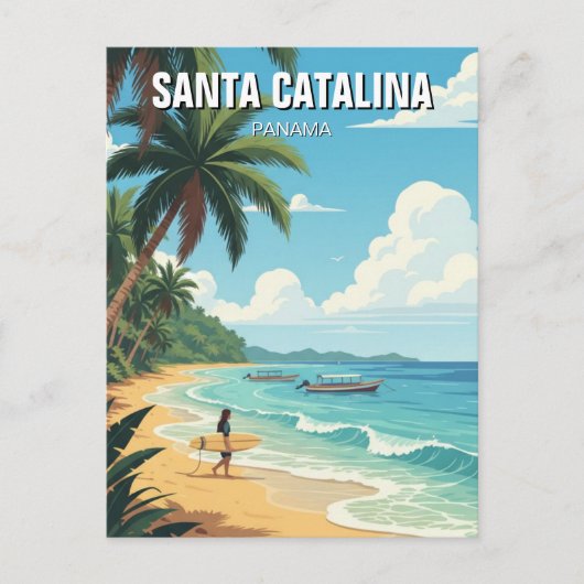 Panama Santa Catalina Reizen Briefkaart (Voorkant)