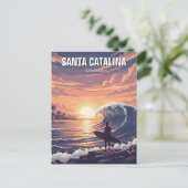 Panama Santa Catalina Reizen Briefkaart (Staand voorkant)