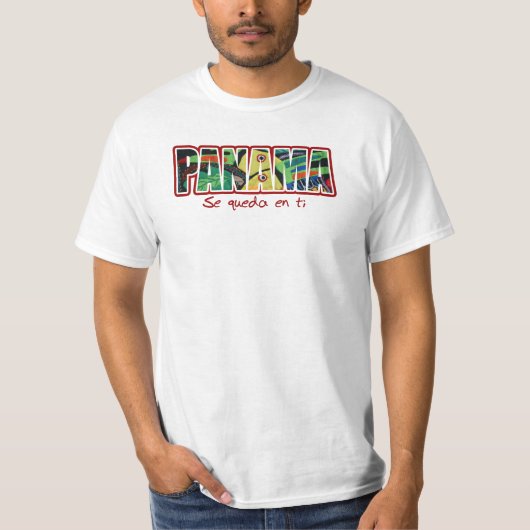 Panama Se queda en ti T-shirt (Voorkant)