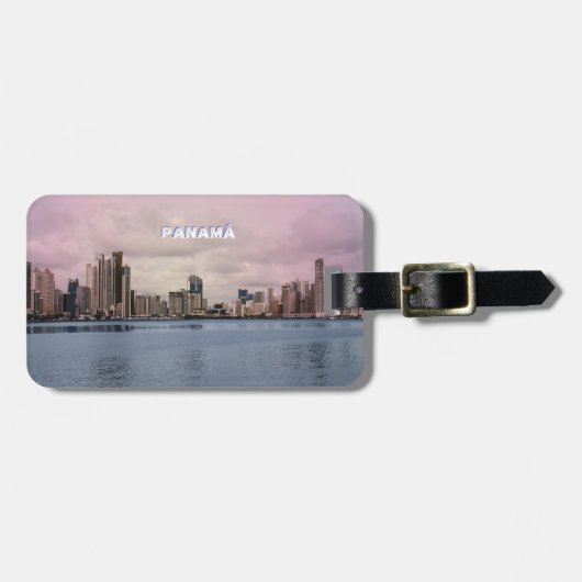 Panama Skyline Bagagelabel (Voorkant horizontaal)