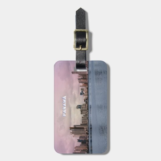 Panama Skyline Bagagelabel (Voorkant verticaal)
