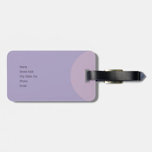 Panama Skyline Bagagelabel (Achterkant horizontaal)