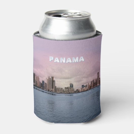 Panama Skyline Blikjeskoeler (Blikje Voorkant)