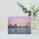 Panama Skyline Briefkaart (Staand voorkant)