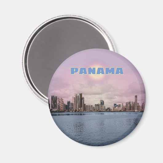 Panama Skyline Magneet (Voorkant / Achterkant)