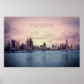 Panama Skyline Poster (Voorkant)