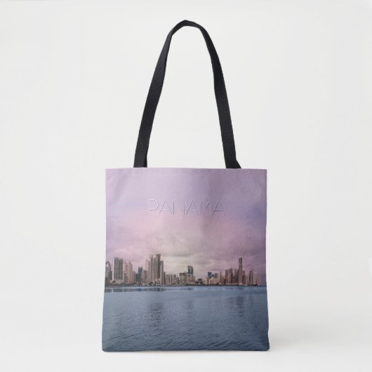 Panama Skyline Tote Bag (Voorkant)