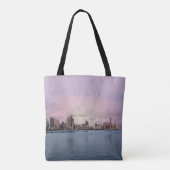 Panama Skyline Tote Bag (Achterkant)