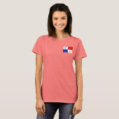 Panama-spandoek + kaart T-shirt (Voorkant volledig)