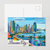 Panama-Stad Briefkaart (Voorkant / Achterkant)
